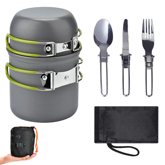 ACRDDK Portable Camping Cookware Set With Utensils