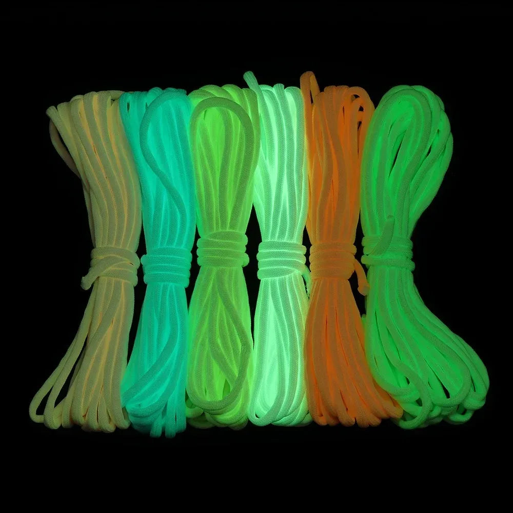 Luminous Nine-Strand Paracord Nylon Glow In The Dark