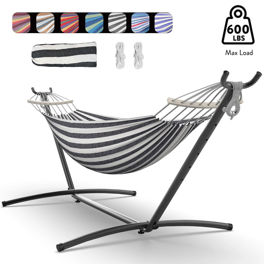 Gyroor Hammock With Adjustable Stand And Storage Bag