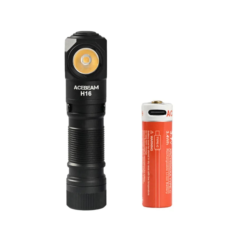 Acebeam H16 LED Right Angle Headlamp 1000 Lumens EDC Flashlight