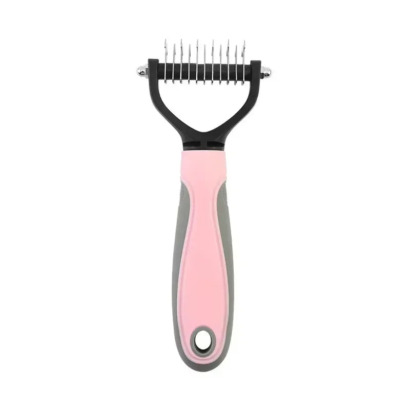 Pet Grooming Brush For Dogs And Cats Double Sided Remover