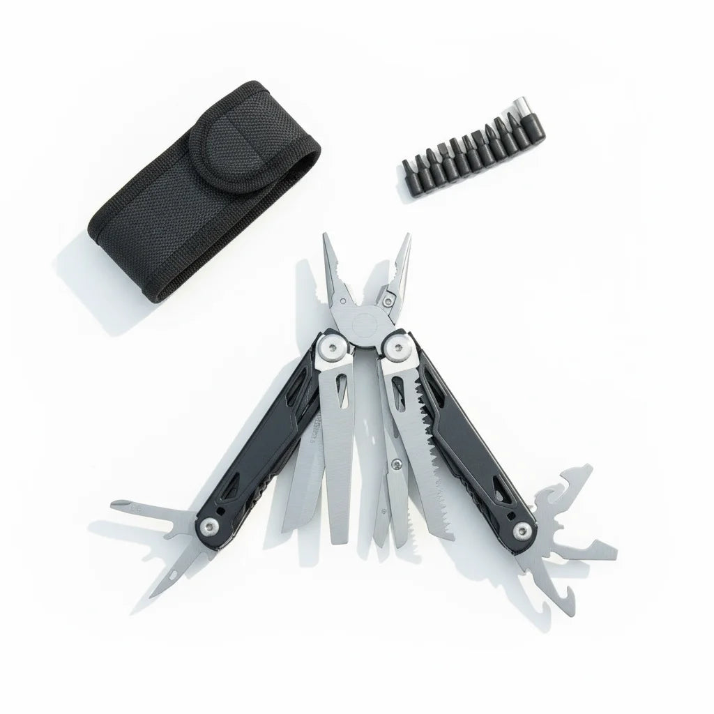 27 In 1 Multitool Pliers Stainless Steel Survival Tool Camping Fishing Hiking