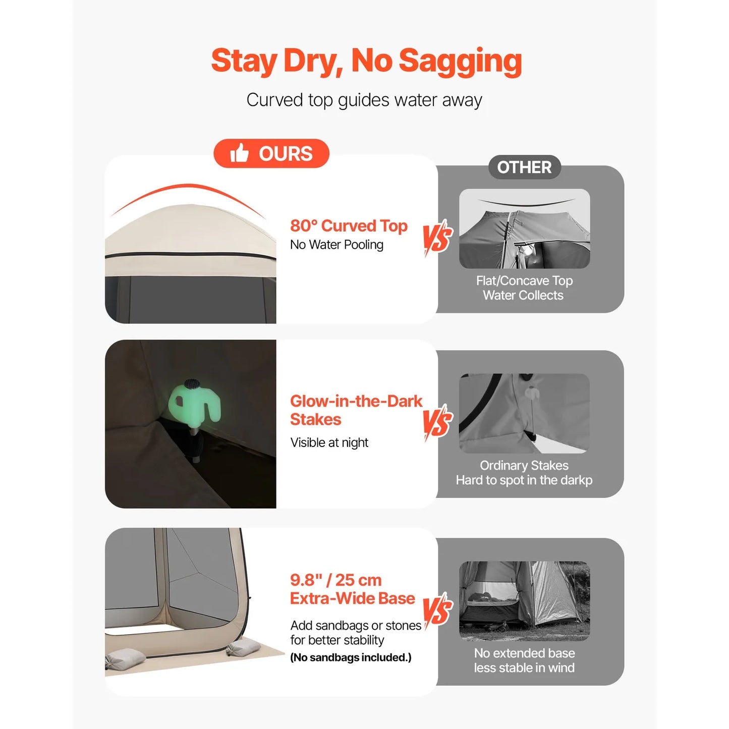 Pop Up Screen Tent Camping Mesh Gazebo Outdoor 4 6