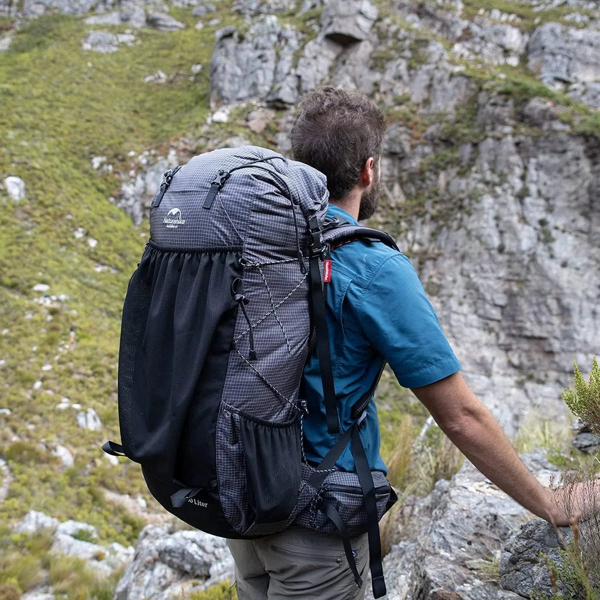 Naturehike Waterproof Mountain Backpack For Hiking And Travel Rain Cover