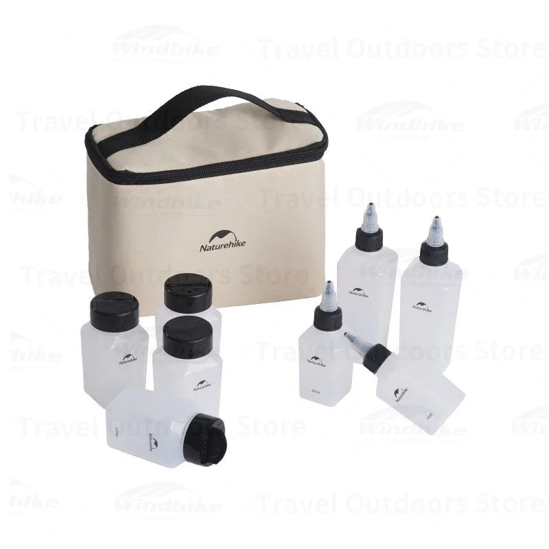 Naturehike Portable Seasoning Bottle Set For Camping And Picnics