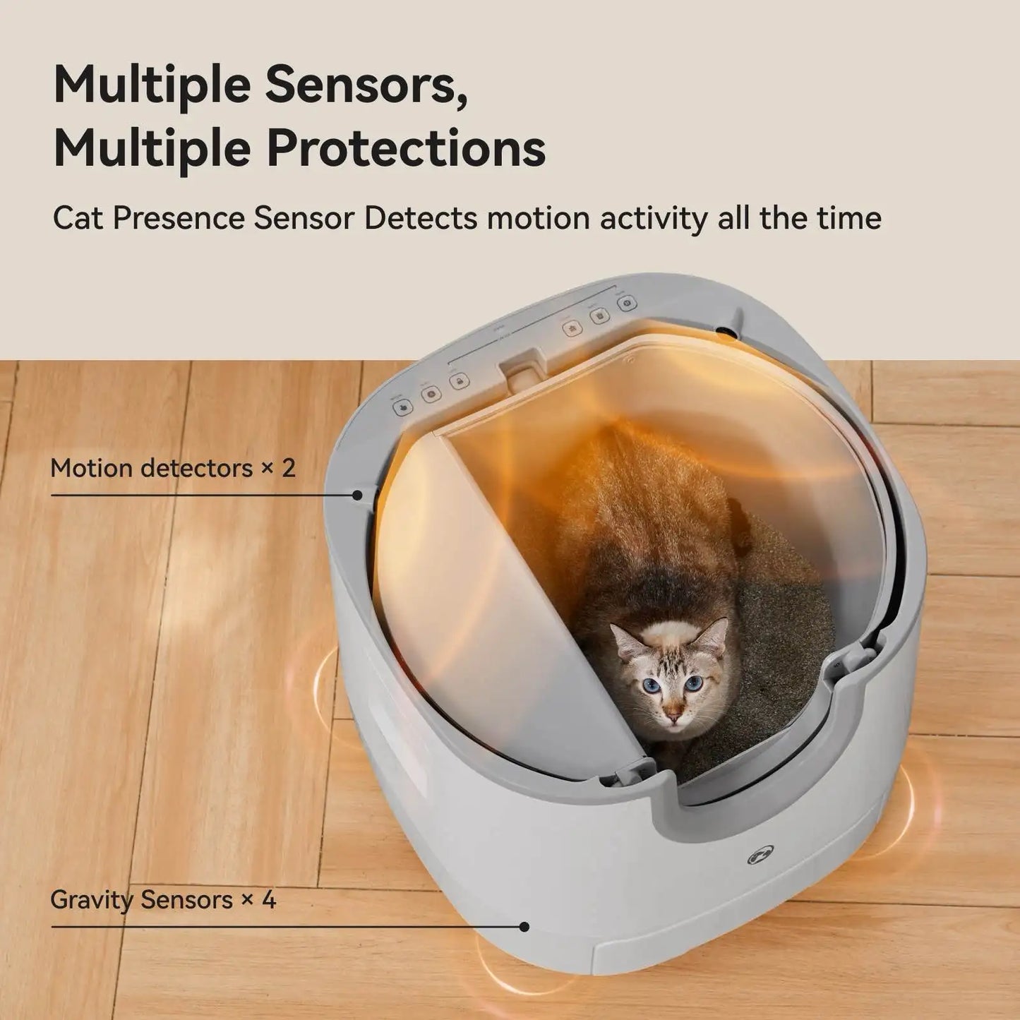Furoomate Automatic Self-Cleaning Cat Litter Box High-Capacity