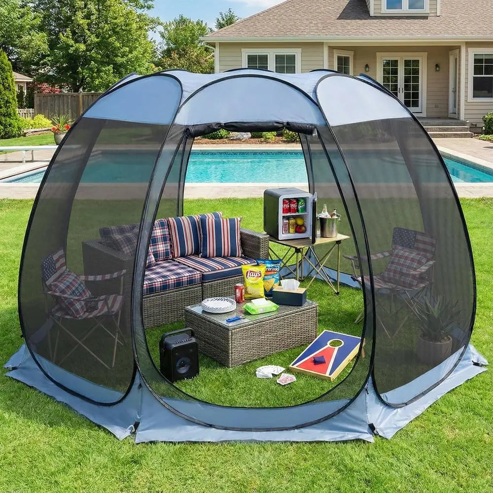 12x12 Pop  Screen House Tent, Instant Outdoor Gazebo with Mosquito Netting amp UPF 50 Sun Protection, Portable Canopy Shelter