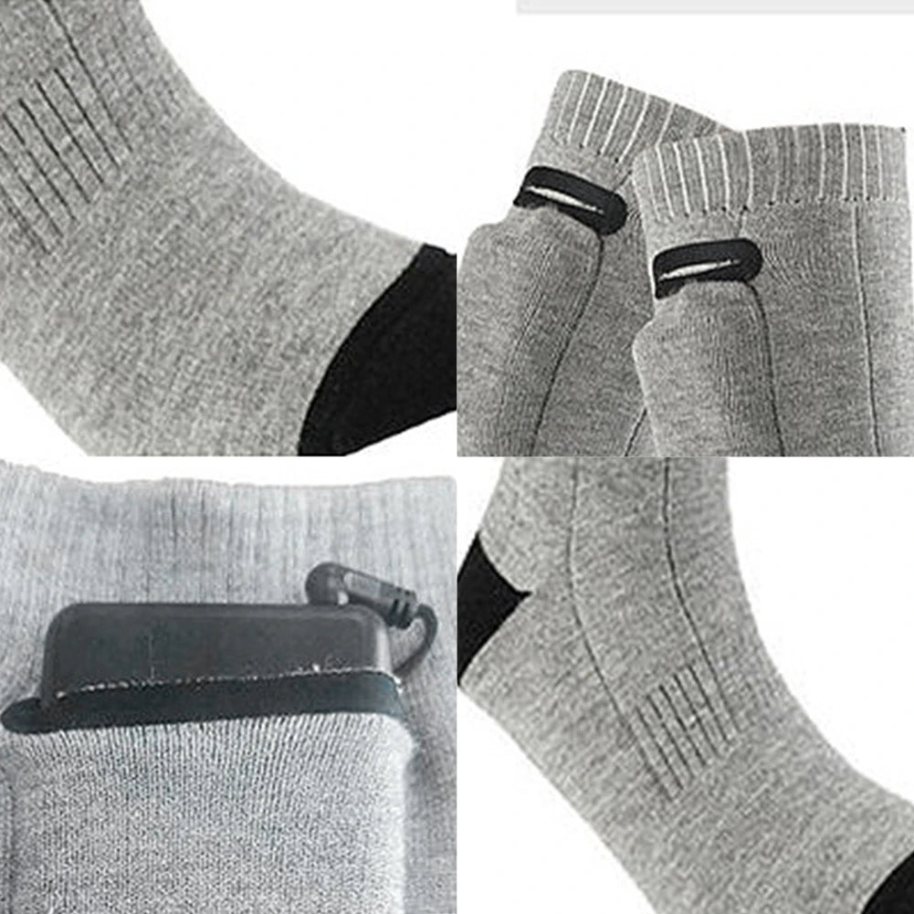 Electric Heated Socks With 3 Modes Battery Powered Foot Warmer