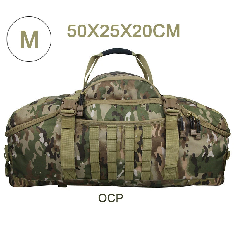 LQARMY Outdoor Molle Tactical Backpack Duffel Bag Travel