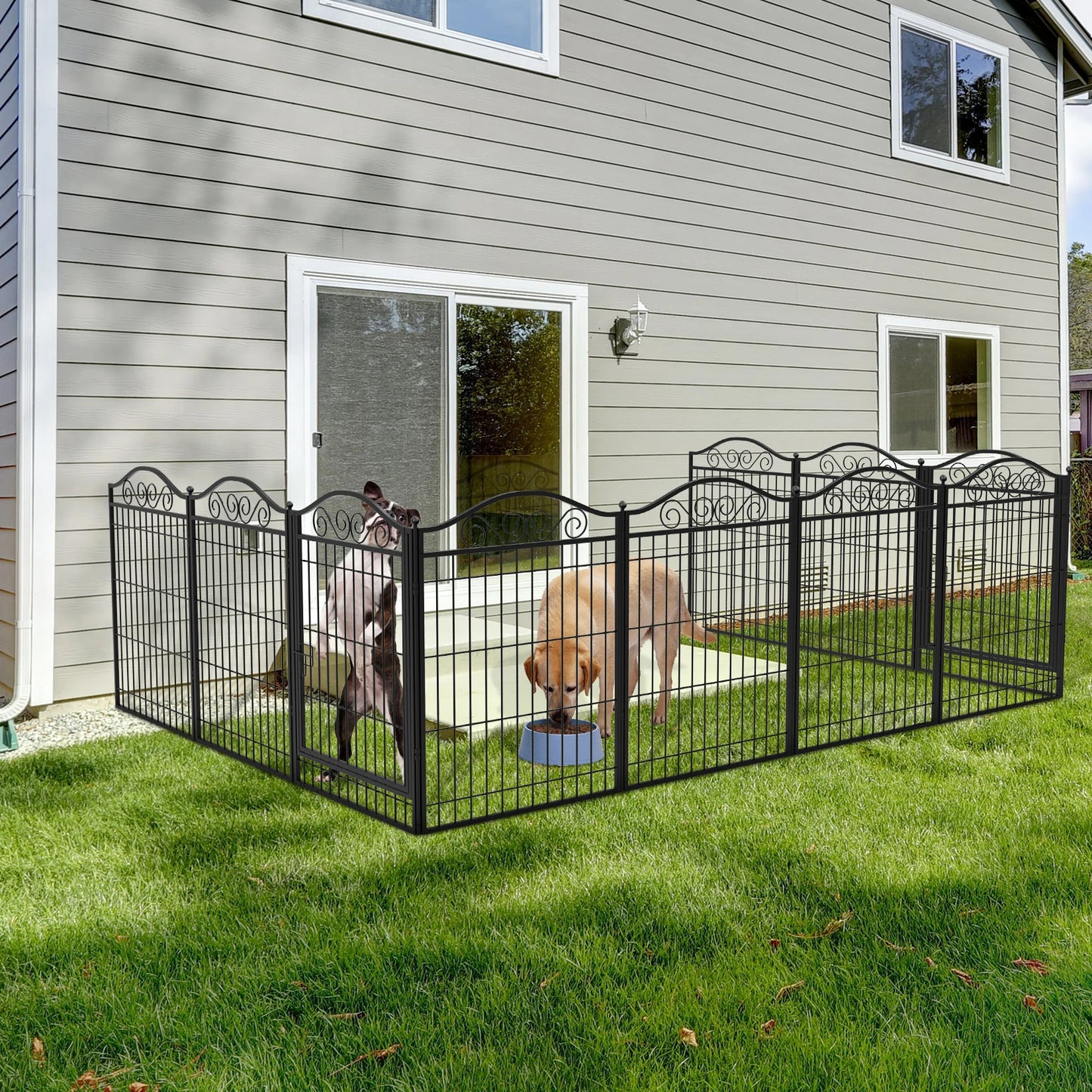 BINGOPAW Dog Playpen Heavy Duty Indoor Outdoor