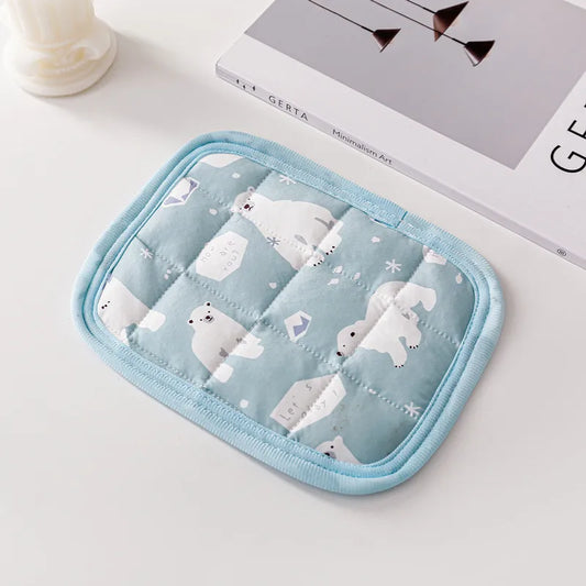 Small Pet Cooling Mat Ice Silk Pad For Guinea Pigs