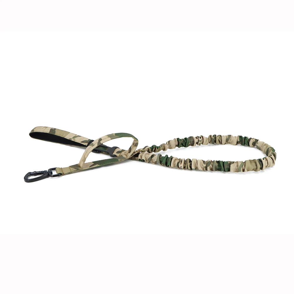 PETRAVELCN Military Dog Leash With Quick Release And Dual Handles