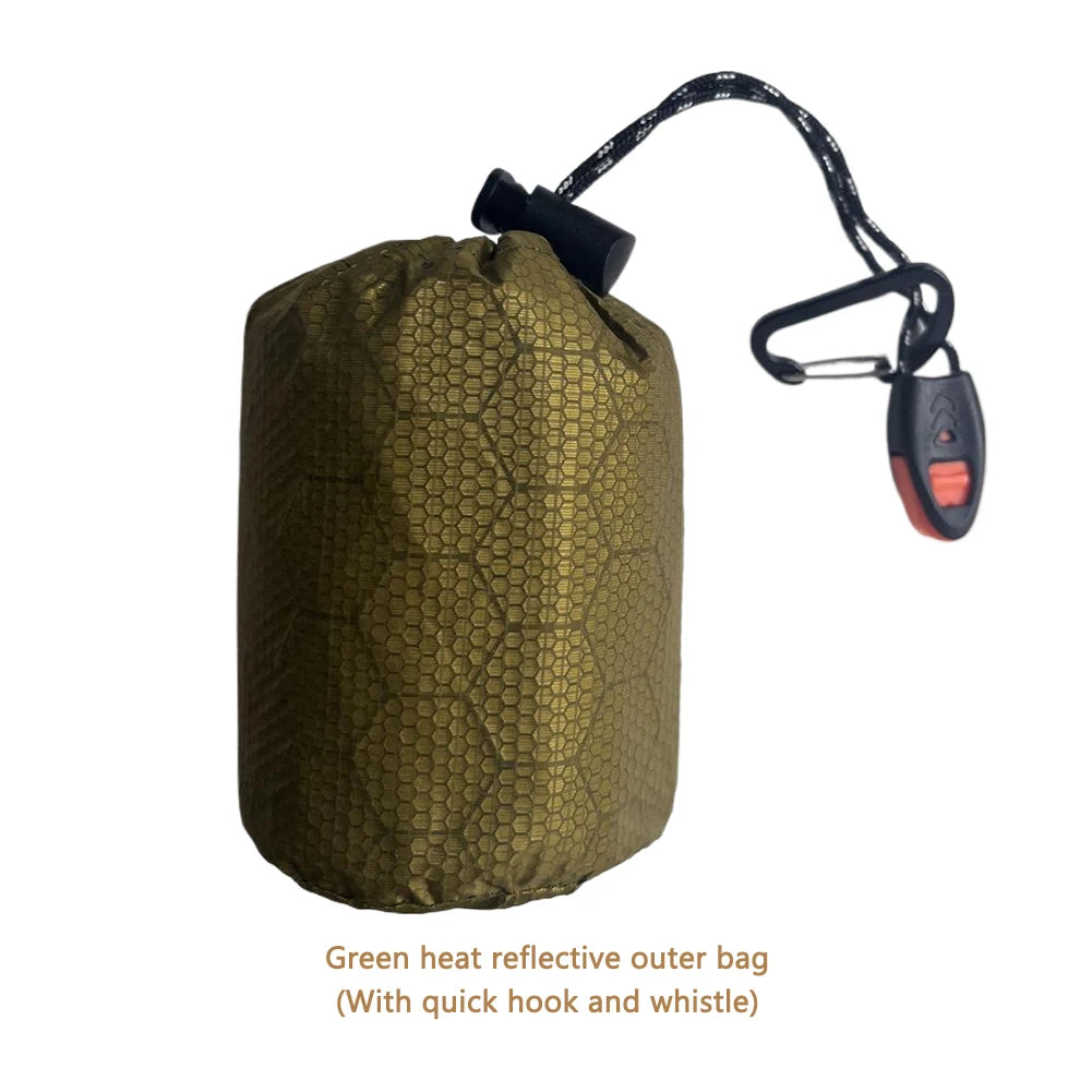 Emergency Sleeping Bag Portable Survival Blanket Bivy Sack For Camping