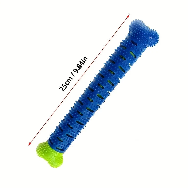 Dog Tooth Cleaning Chew Toy, Rubber Dental Massager & Grinding Stick for Teeth Cleaning, Pet Oral Health & Chewing