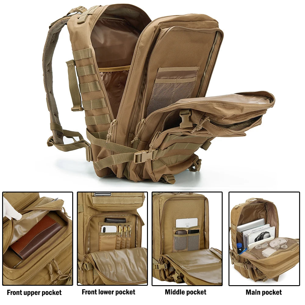 ReFire Gear Tactical Backpack Molle Pack Outdoor Trekking Adventure