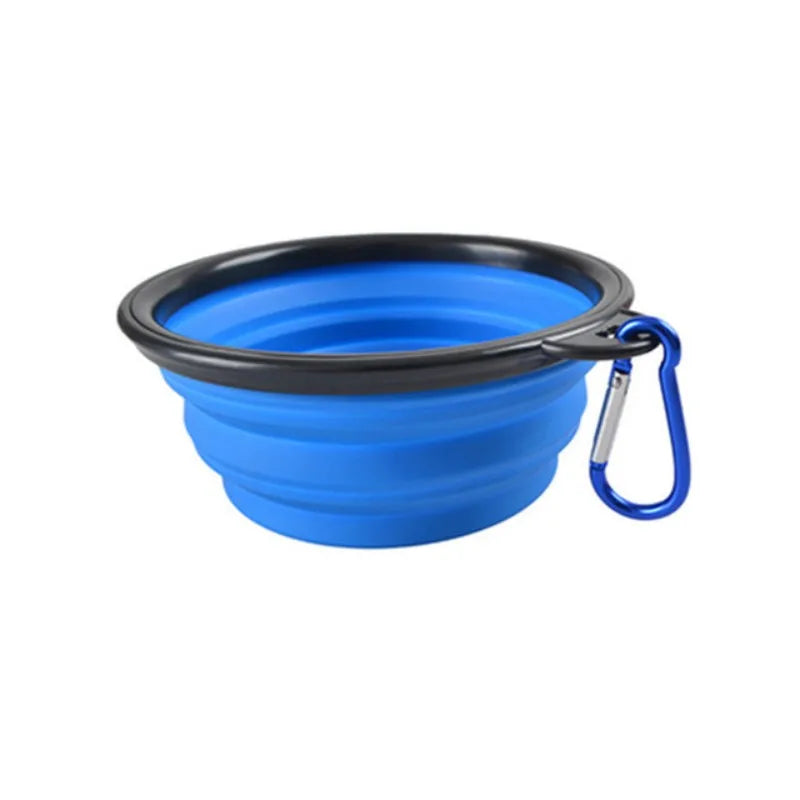 Durable TPR Collapsible Pet Food Bowl For Cats And Dogs
