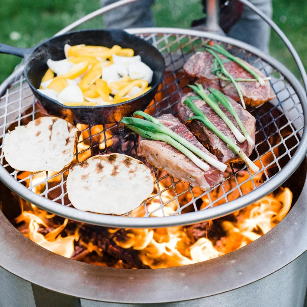 outdoor furniture Outpost Grill 24 - Standalone Campfire Grate  X Series Accessory Stainless Steel, Durable, Campfire GrillGrate