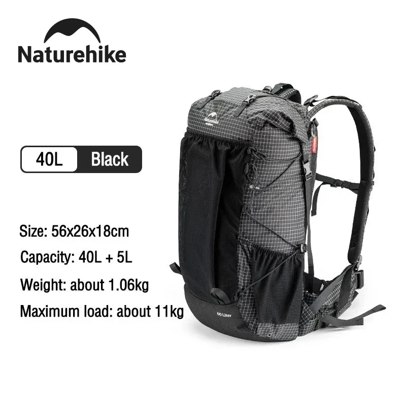 Naturehike Waterproof Mountain Backpack For Hiking Climbing And Travel