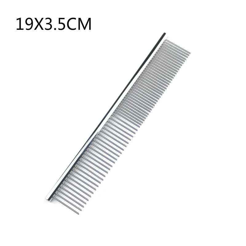 Stainless Steel Dog Comb For Long Thick Hair Grooming