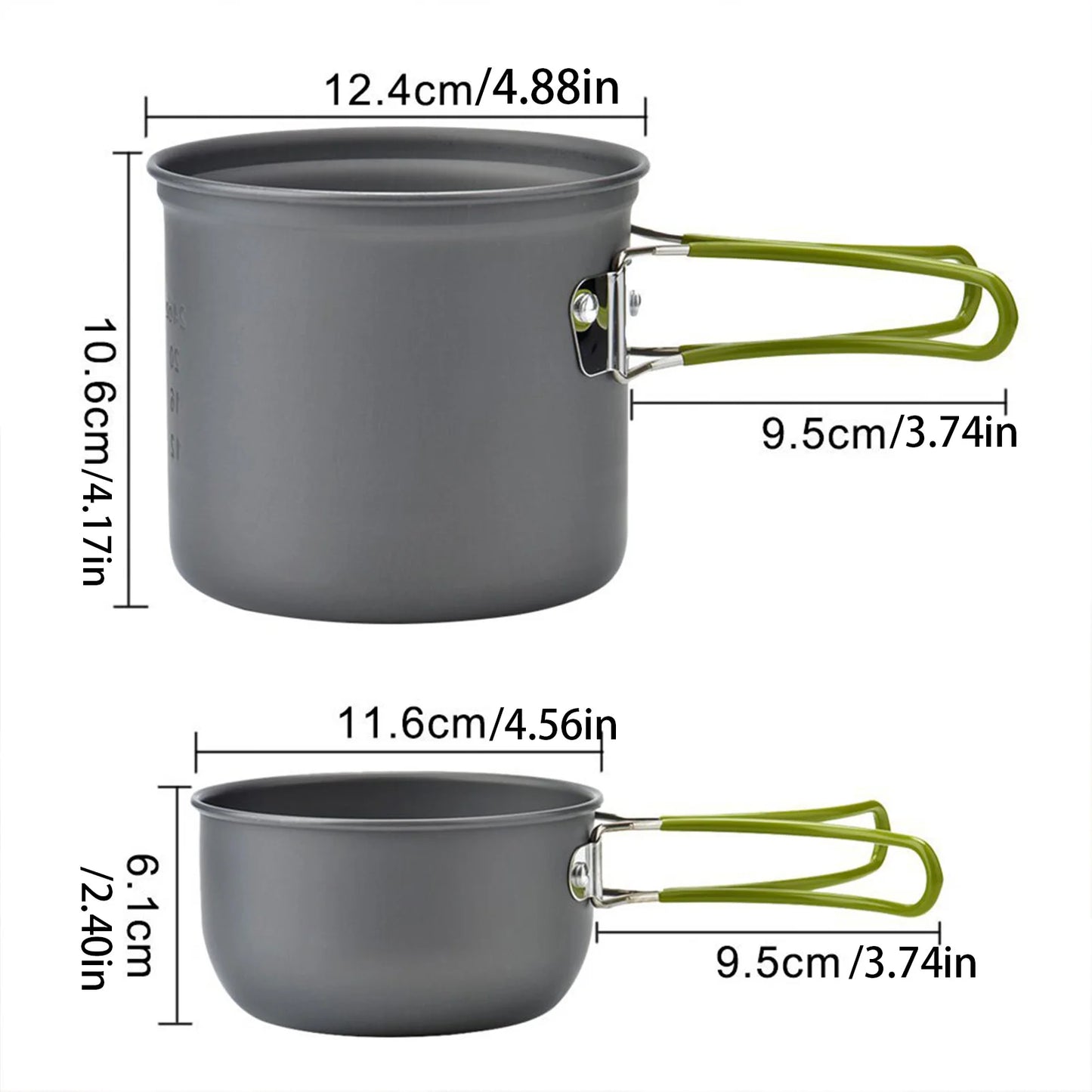 ACRDDK Portable Camping Cookware Set With Utensils