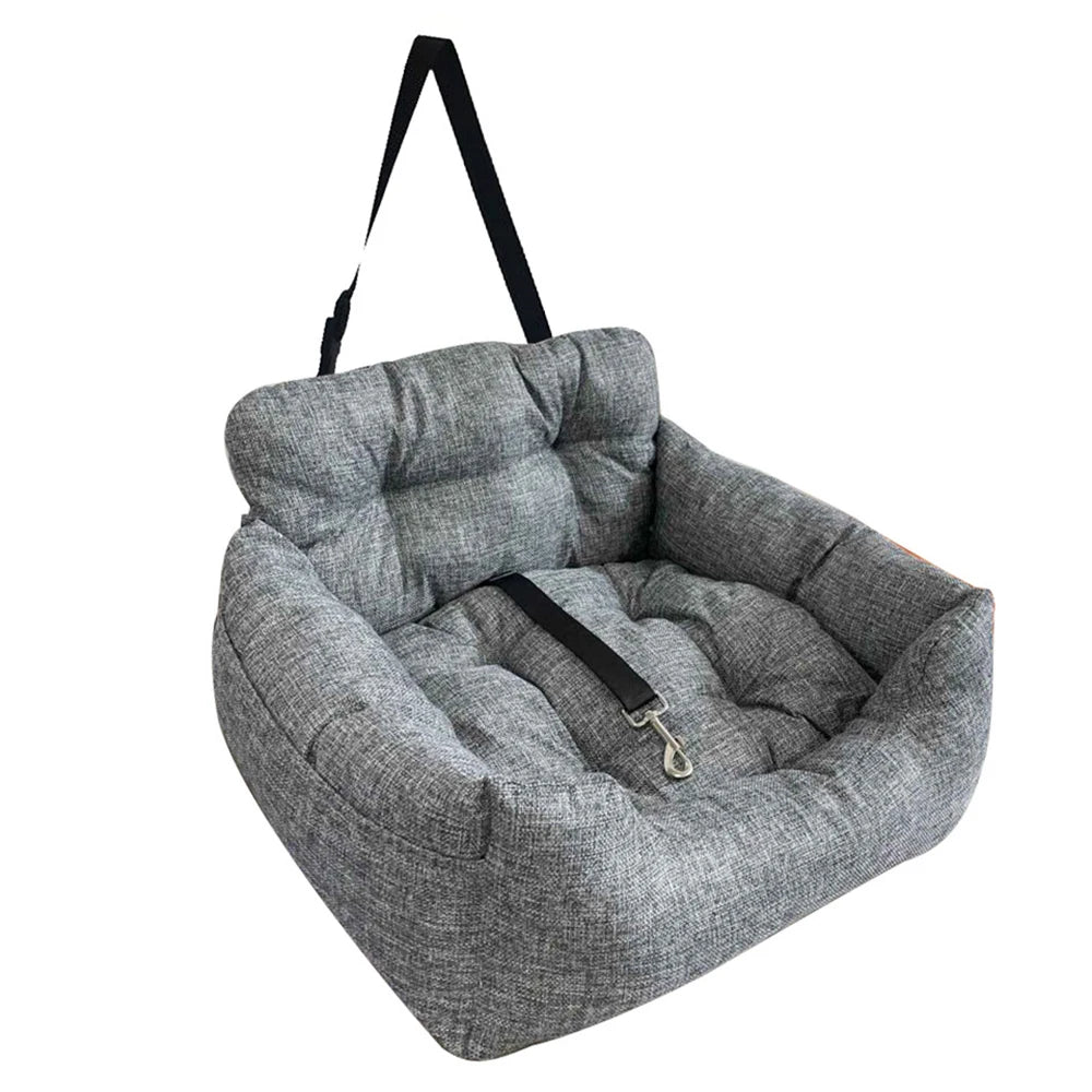 Pet Carrier Seat With Safety Strap For Dogs And Cats