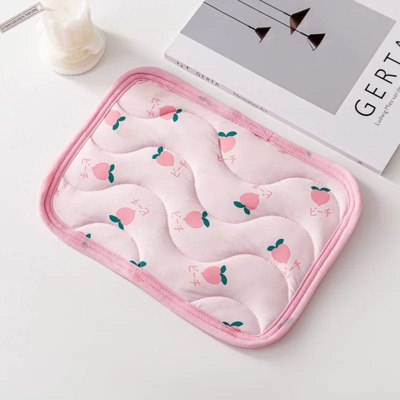 Small Pet Cooling Mat Ice Silk Pad For Guinea Pigs
