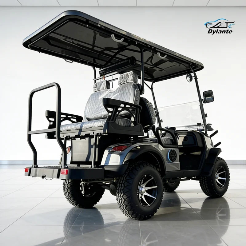 Buy Factory Made Electric Golf ATV Maintenance Free Battery 48V 100ah 4 Wheels 4kw AC Motor China Off-Road Golf Cart