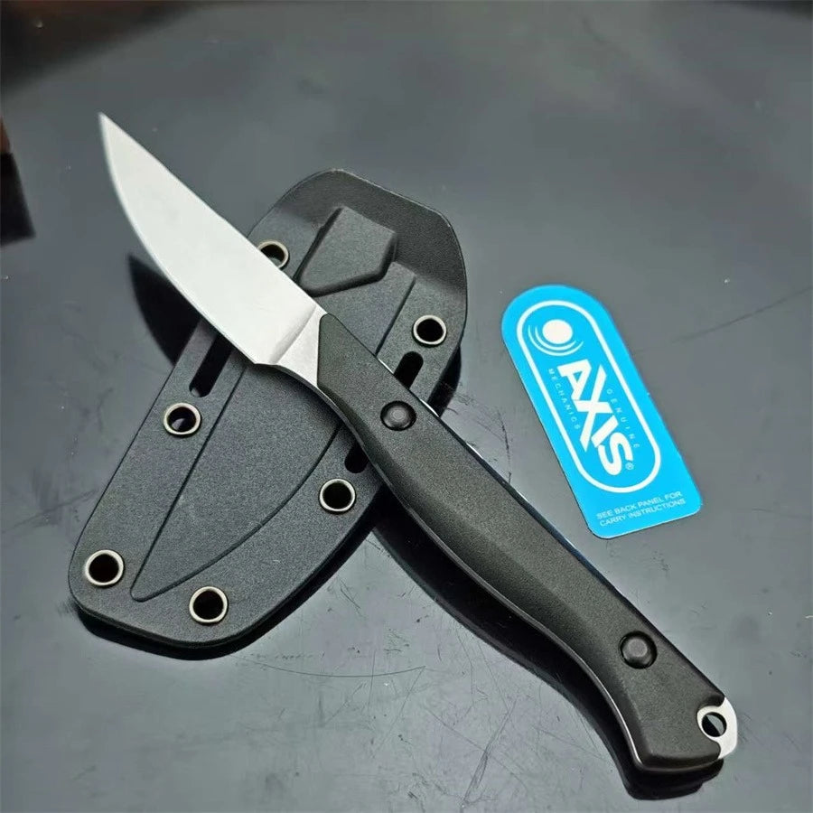 BM 15700 Fixed Blade Knife with Nylon Boltaron Outdoor EDC Multitool Portable Survival Camping and Fishing Straight Knives