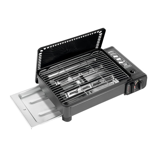 Portable Camping Gas Stove With Ignition Stainless Steel