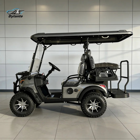 Buy Factory Made Electric Golf ATV Maintenance Free Battery 48V 100ah 4 Wheels 4kw AC Motor China Off-Road Golf Cart