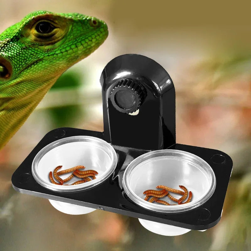 Reptile Water Feeding Bowl Terrarium Dish For Snakes Geckos