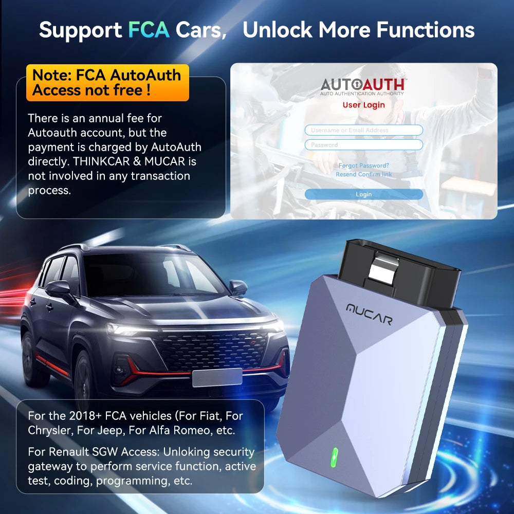 MUCAR BT200 MAX Auto Full system AI diagnostic tool 15 reset scanner tool code reader Bi-directional CANFD lifetime free update
