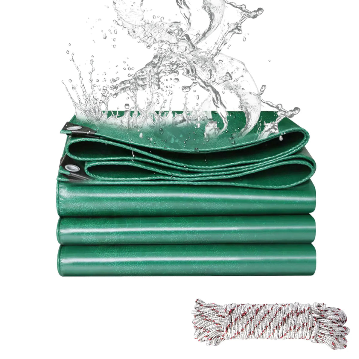 Heavy Waterproof PVC Tarpaulin With Reinforced Grommets