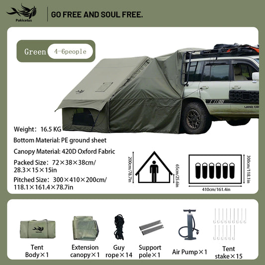 Pakicetus Quick Setup Inflatable Camping Tent Family Tent