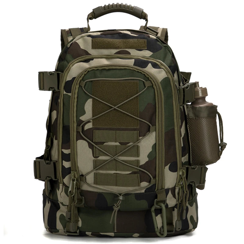 LQARMY Tactical Backpack Large Capacity Rucksack For Outdoor Hiking