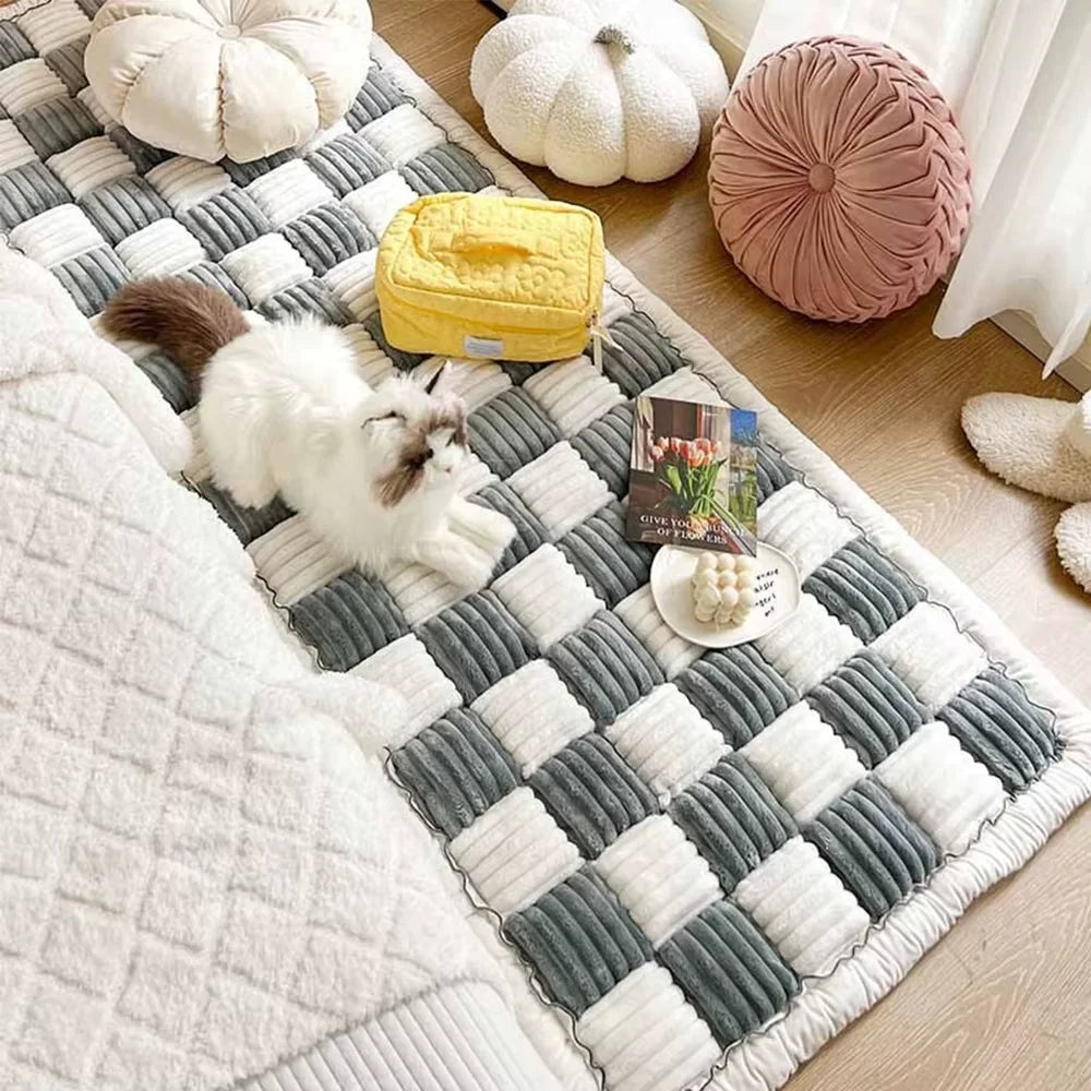 CWV Waterproof Coral Fleece Dog Bed And Seat Cover