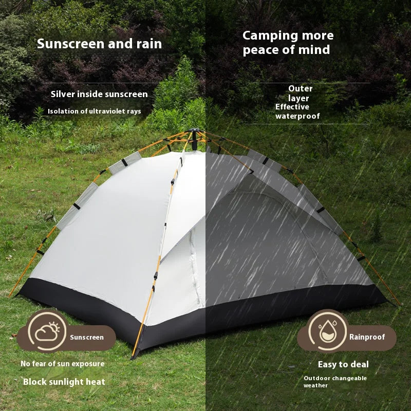 Pakicetus Quick Opening Camping Tent for 3 to 4 People