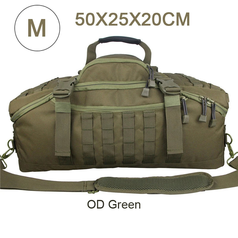 LQARMY Outdoor Molle Tactical Backpack Duffel Bag Travel