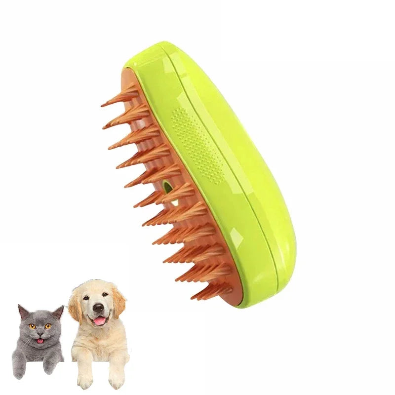 Cat Dog Steam Brushing 3 In 1 Electric Grooming Tool