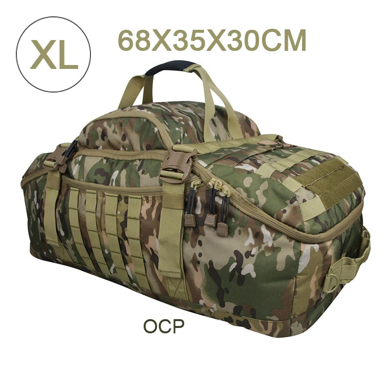 LQARMY Outdoor Molle Tactical Backpack Duffel Bag Travel