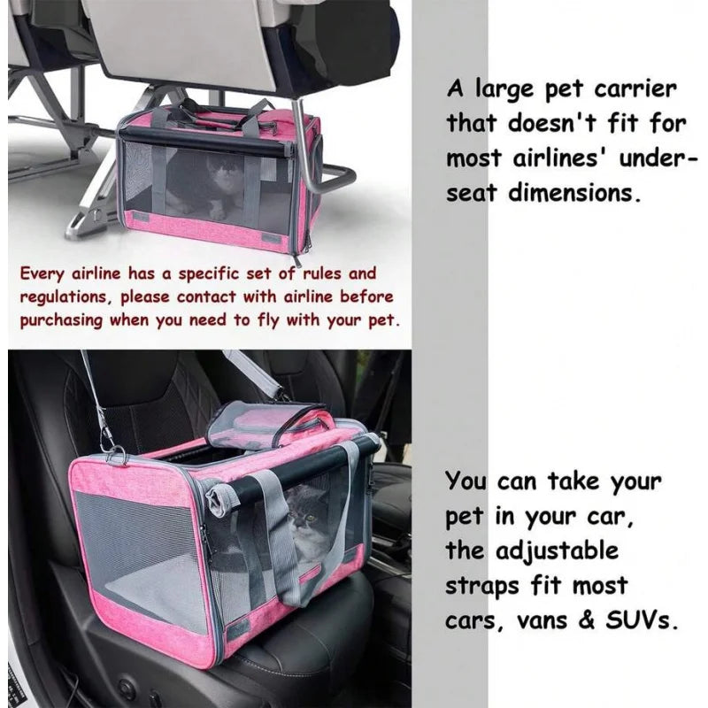 Airline Certified Cat And Dog Travel Carriers 2 Pack